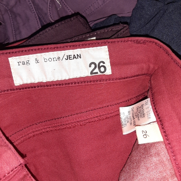 Rag and Bone Red Skinny Jean - Picture 3 of 4